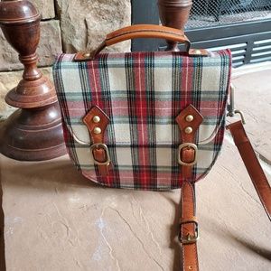 Cute plaid crossbody, backpack purse
